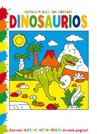 EDEBE, PINTURA MÁGICA con números: DINOSAURIOS - AA.VV