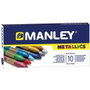 Manley Manley Ceras Metallics con Surtido de Colores Estuche de 10 Unidades