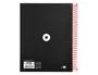 Antartik Cuaderno Espiral A5 Micro Tapa Forrada Negro 120 Hojas