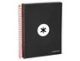 Antartik Cuaderno Espiral A5 Micro Tapa Forrada Negro 120 Hojas