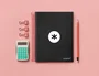Antartik Cuaderno Espiral A5 Micro Tapa Forrada Negro 120 Hojas