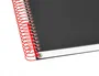 Antartik Cuaderno Espiral A5 Micro Tapa Forrada Negro 120 Hojas