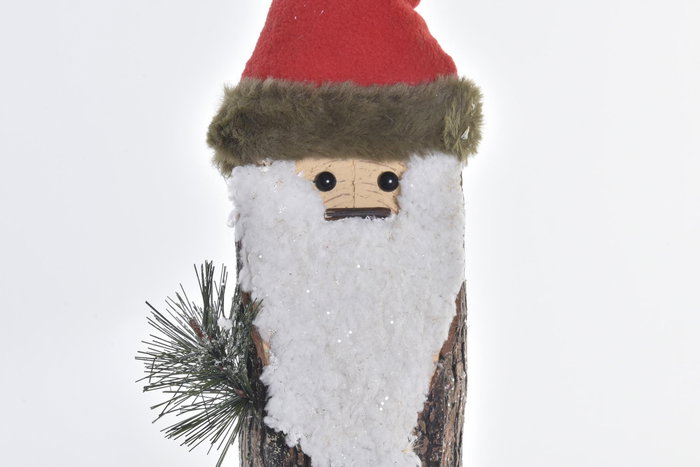 DKD Home Decor Figura Navidad Papa Noel Natural Rojo 9 x 35 x 12 cm