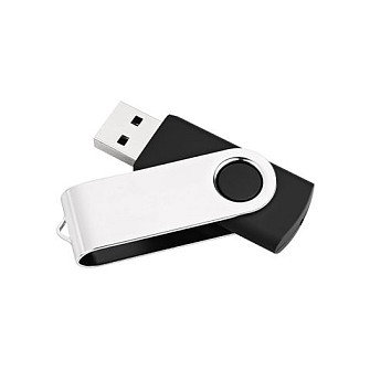 MediaRange MR908NTRL USB-Stick Flash Drive 8GB Negro Plata Giratorio MediaRange MR908NTRL USB-Stick Flash Drive 8GB Negro Plata Giratorio