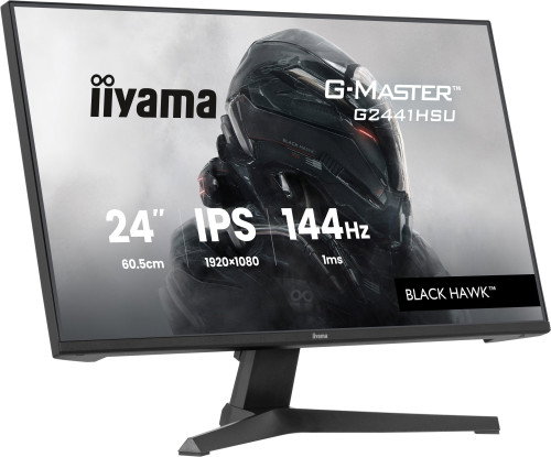 Iiyama G2441HSU-B1 Monitor Gaming 24" Full HD (1920x1080) IPS, 75Hz, 1ms, 250cd/m², HDMI, DisplayPort, USB Hub, Altavoces, Flicker Free, Low Blue Light