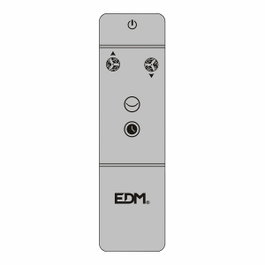 Edm Recambio mando a distancia 33521 edm, Negro / metálico