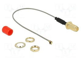 DeLOCK 89830 Cable de conexión RP-SMA a MHF® I 10 cm