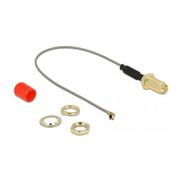 DeLOCK 89830 Cable de conexión RP-SMA hembra con conector MHF® I de 10 cm