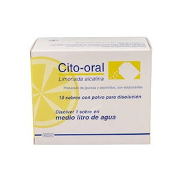 CITO-ORAL Limonada Alcalina Bebida Hidratante 10 Sobres Sabor Limón