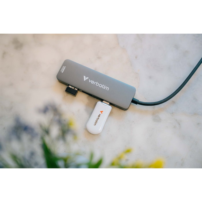 Verbatim Plectra White 64GB USB-C Flash Drive 30228