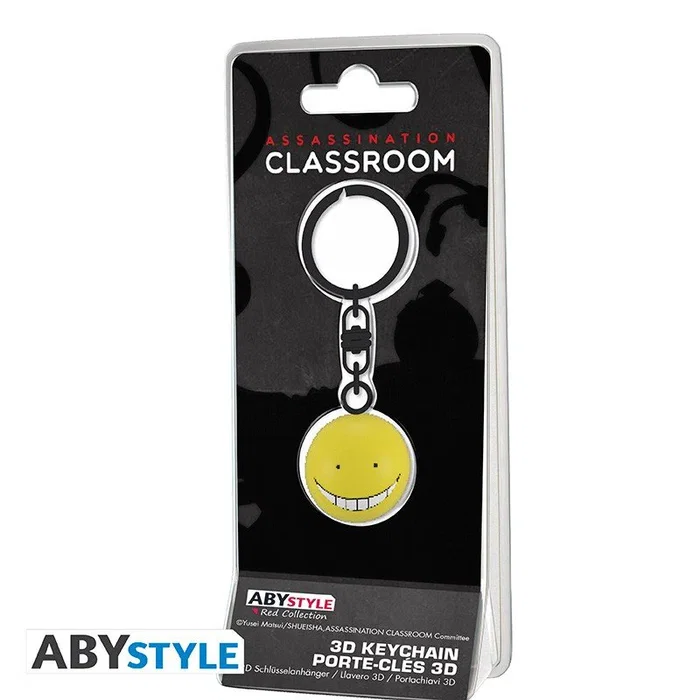 ABYstyle ABYKEY603 Llavero 3D de Metal Amarillo, Assassination Classroom - Koro Sensei, Forma Alrededor 35 mm, Figura de Colección ABYstyle ABYKEY603 Llavero 3D de Metal Amarillo, Assassination Classroom - Koro Sensei, Forma Alrededor 35 mm, Figura de Colección