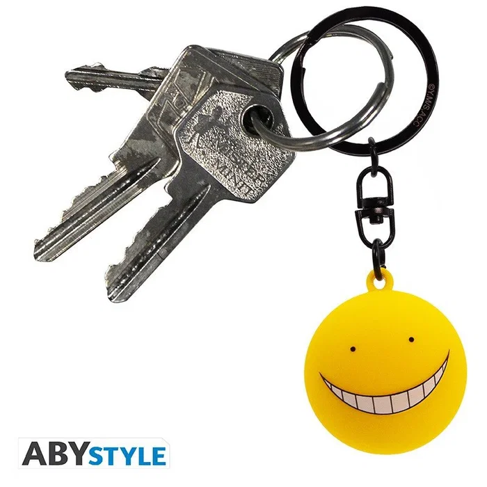 ABYstyle ABYKEY603 Llavero 3D de Metal Amarillo, Assassination Classroom - Koro Sensei, Forma Alrededor 35 mm, Figura de Colección ABYstyle ABYKEY603 Llavero 3D de Metal Amarillo, Assassination Classroom - Koro Sensei, Forma Alrededor 35 mm, Figura de Colección