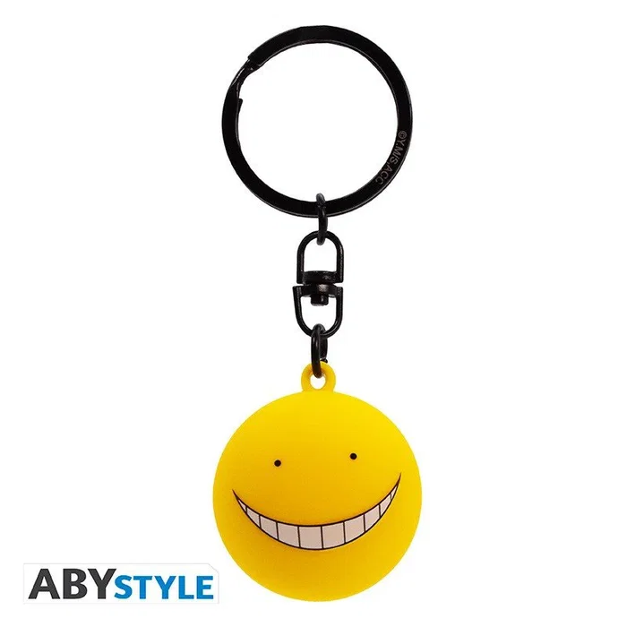 ABYstyle ABYKEY603 Llavero 3D de Metal Amarillo, Assassination Classroom - Koro Sensei, Forma Alrededor 35 mm, Figura de Colección ABYstyle ABYKEY603 Llavero 3D de Metal Amarillo, Assassination Classroom - Koro Sensei, Forma Alrededor 35 mm, Figura de Colección