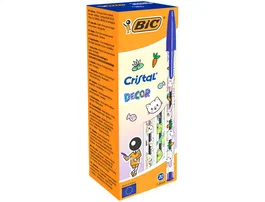 Bic Cristal Expression Boli Kawaii Azul Punta 1.0 mm - Bolígrafo BIC Cristal Original