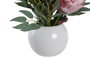 DKD Home Decor Set de 12 Plantas Decorativas Surtidas en Rosa, Amarillo y Blanco
