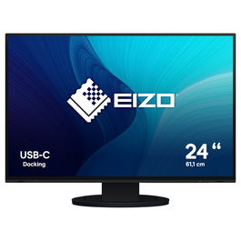 EIZO FlexScan EV2485-BK Monitor 24.1" (61.2 cm) IPS WUXGA 1920x1200 16:10 USB-C 70W HDMI DisplayPort Altavoces
