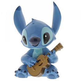 Enesco Figura Coleccionable Disney Lilo & Stitch con Ukulele - Figura de Vinilo Decorativa