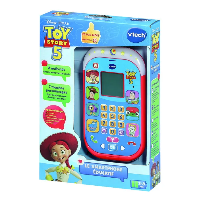 VTech - El Smartphone Educativo Toy Story 5 Multicolor - VTE3417765935053
