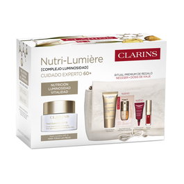 Clarins Crema de Día Nutri-Lumière Todo Tipo de Pieles Estuche 5 piezas