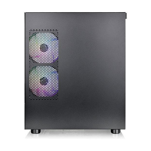 Thermaltake View 170 TG ARGB Black Midi Torre PC Negro Micro ATX Mini-ITX SPCC Vidrio Templado Juego Iluminación