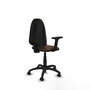 PIQUERAS Y CRESPO Silla de oficina Aýna Marrón oscuro