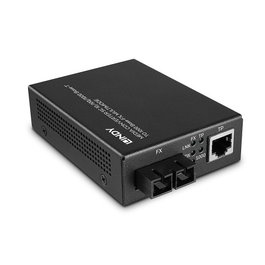 Lindy 25119 Convertidor de medio 850 nm Multimodo Negro