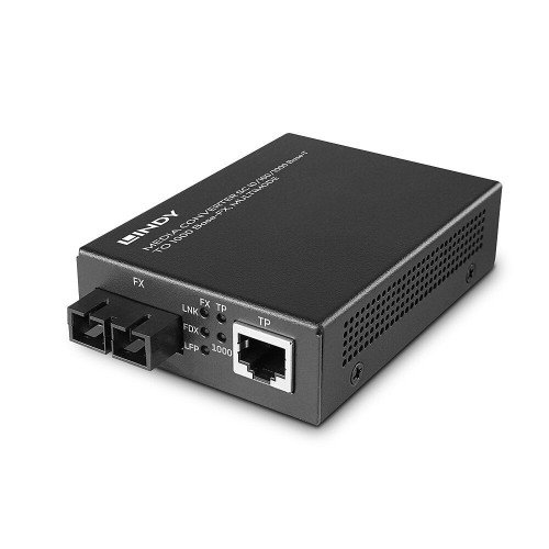 Lindy 25119 Convertidor de medio 850 nm Multimodo Negro