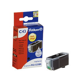 Pelikan Cartucho de tinta compatible con Canon C43 PGI525 negro