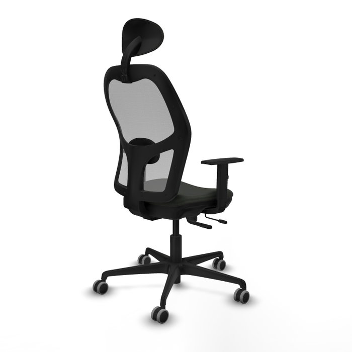 PIQUERAS Y CRESPO Silla de oficina Jorquera con mecanismo Sincro/Traslack Negro/Gris