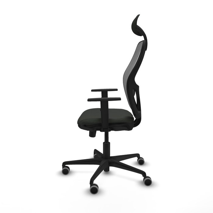 PIQUERAS Y CRESPO Silla de oficina Jorquera con mecanismo Sincro/Traslack Negro/Gris
