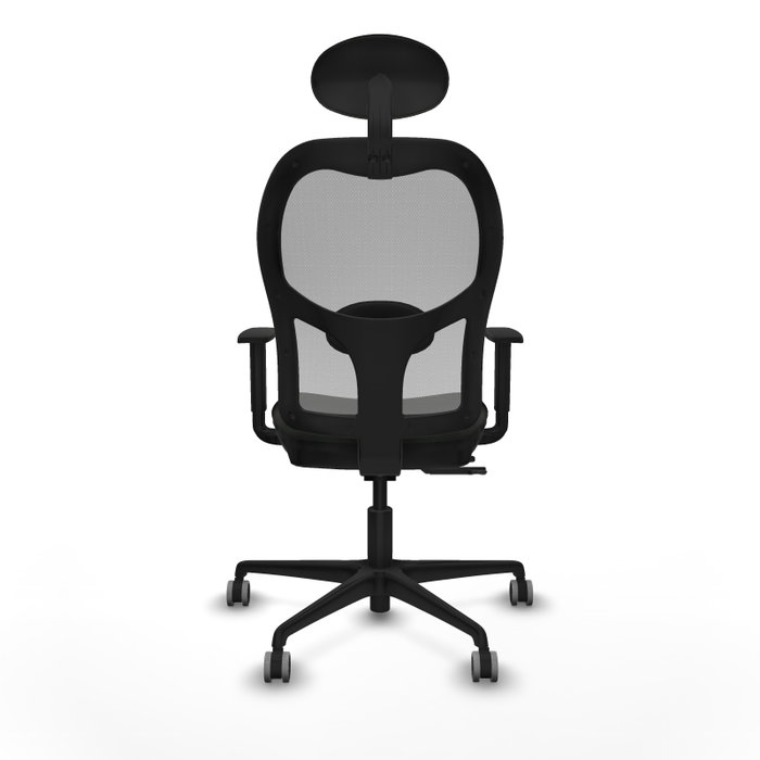 PIQUERAS Y CRESPO Silla de oficina Jorquera con mecanismo Sincro/Traslack Negro/Gris