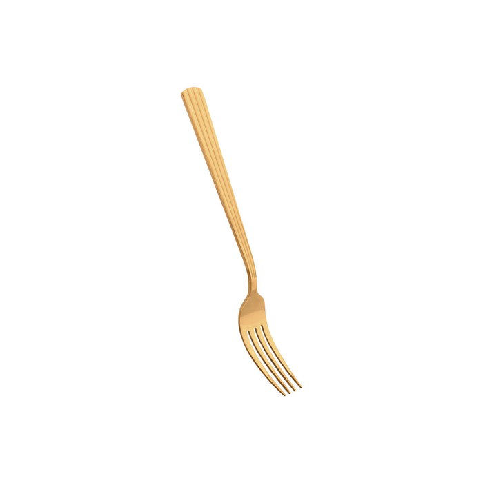 DKD Home Decor Set de Cubertería de 16 Piezas en Acero Inoxidable Dorado