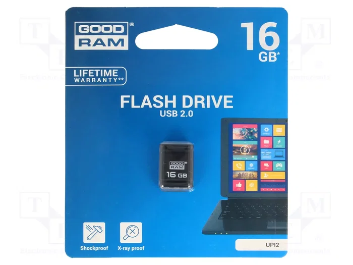 GOODRAM Pendrive UPI2 16GB USB 2.0 negro