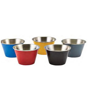 Bowl Ramekin Acero Inox Amarillo 2,5 Oz Bowl Ramekin Acero Inox Amarillo 2,5 Oz
