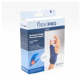 FLEXIPRO Muñe Pulgar Rhiz Reposo Izda T-L 21,5-23,5 cm Azul
