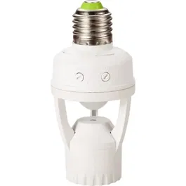 Gao Casquillo E27 GAO4004282407003 Detector 360° Duración Ajustable Compatible con LED/CFL