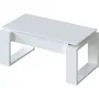 Nova Mesa de centro elevable 105x55x45 cm Melamina blanca MEU8423490266831