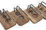 DKD Home Decor Soporte para Incienso de Mango y Hierro Surtido de 4 Unidades