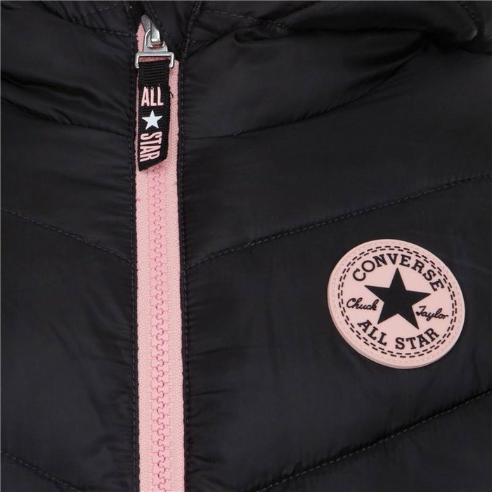 Chaqueta Infantil Converse Solid Mdwt Puffer Negro Chaqueta Infantil Converse Solid Mdwt Puffer Negro