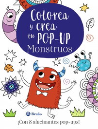 BRUÑO Colorea y crea tu pop-up. Monstruos