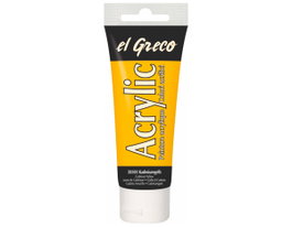 Kreul Pintura acrílica el Greco Naranja Cadmium Yello 75ml