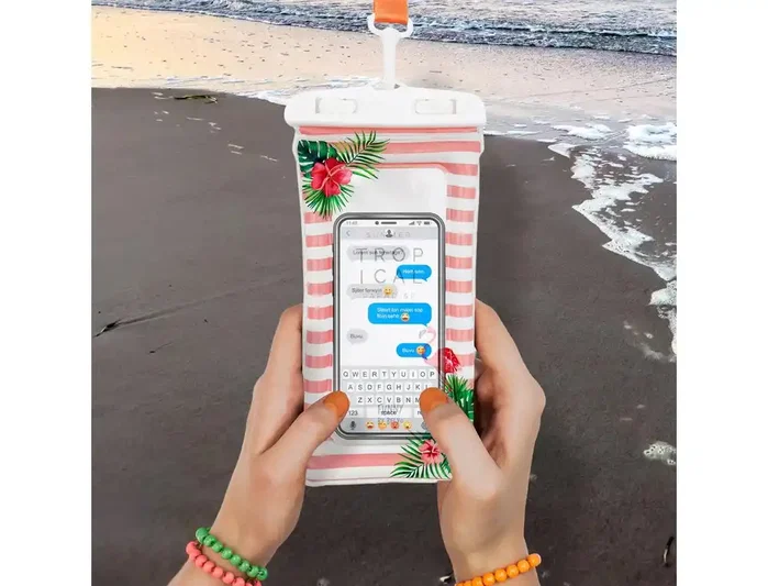 Wondee Funda impermeable para móvil hasta 6.7' Wondee Tropical