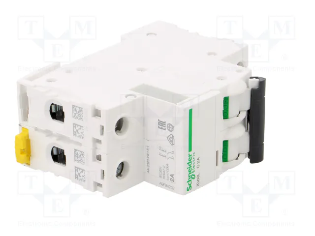 SCHNEIDER ELECTRIC iC60L Interruptor magnetotérmico 2 polos 2A