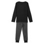 Cerdá Pijama Largo Single Jersey Wednesday Talla 12 Años - Dark Gray