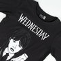 Cerdá Pijama Largo Single Jersey Wednesday Talla 12 Años - Dark Gray