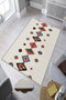 Conceptum Alfombra 60 x 100 cm 100% Poliéster Antibacterial 8 mm Pelo Impresión Digital 3D