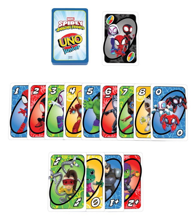 Spidey & His Amazing Friends UNO Junior Juego de Cartas