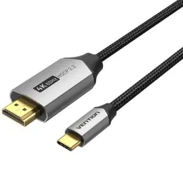 Vention Cable Conversor USB-C Macho a HDMI Macho 4K 60Hz CRBBG 1.5m Negro
