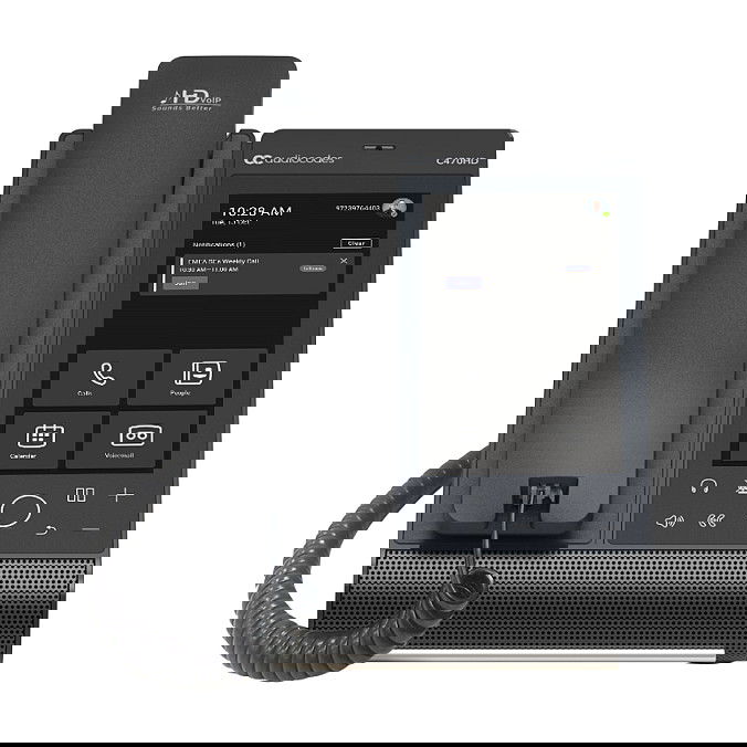 AudioCodes Teléfono IP Teams C470HD Total Touch, pantalla táctil 5.5", Android 9.0, Wi-Fi, Bluetooth 5.0, PoE, color negro