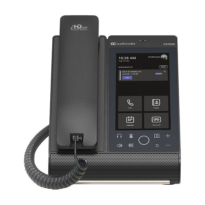 Audiocodes C470HD Teléfono IP con Pantalla Táctil de 5.5 pulgadas Audiocodes C470HD Teléfono IP con Pantalla Táctil de 5.5 pulgadas